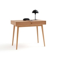 Стол Письменный с 1 ящиком из дуба Miji единый размер каштановый LA REDOUTE INTERIEURS  фото, kupilegko.ru